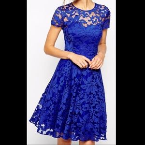 floral lace dress